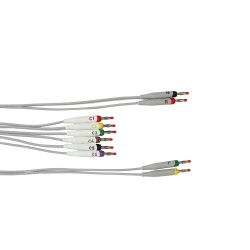 Cablu ecg cu 10 fire pentru 12 derivatii pentru electrocardiograf MAC 5